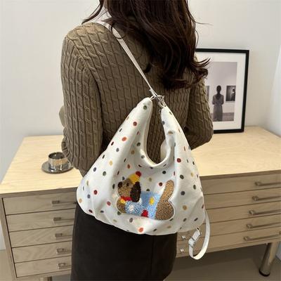 New Christmas Dog Small Backpack Trendy Girl Cartoon Fashion Point Single Shoulder Oblique Span Backpack Multi-purpose