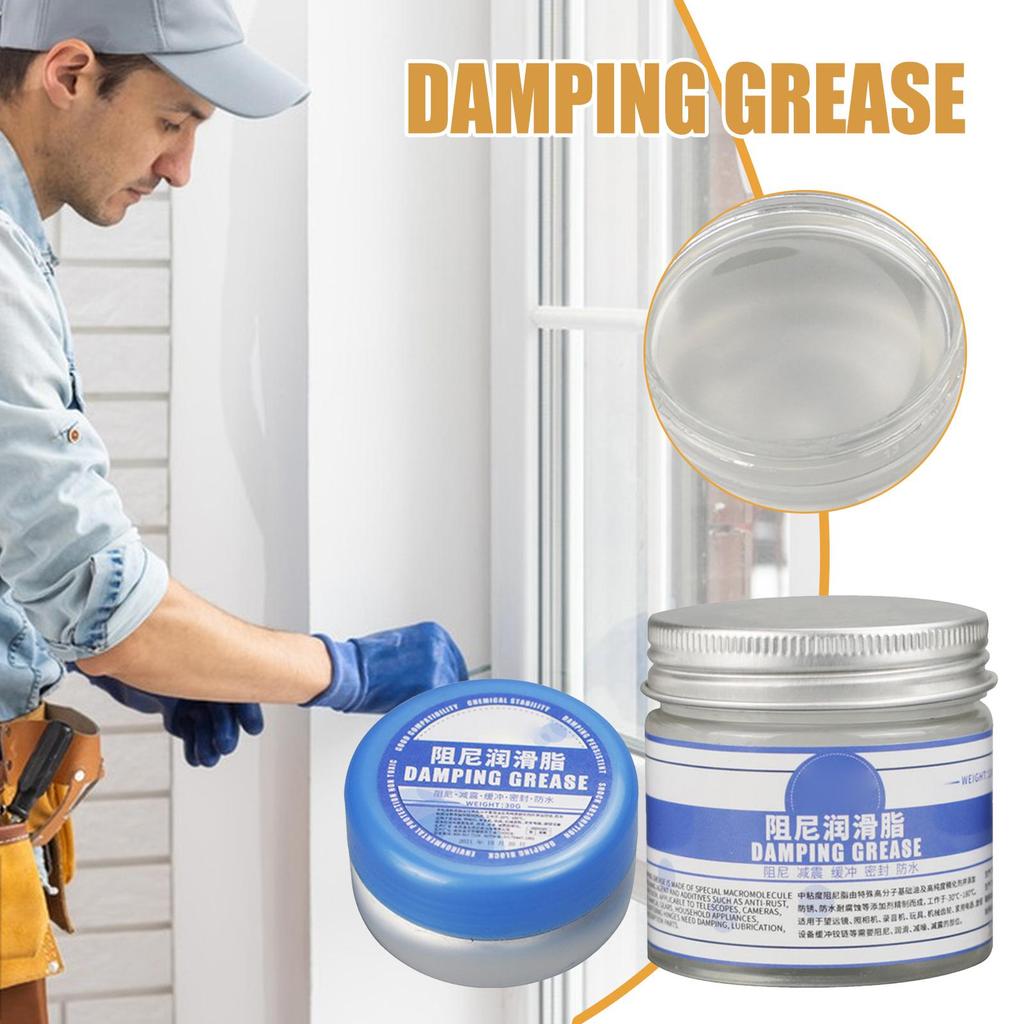 30/100g Damping Grease High Viscosity Mechanical Buffer Grease Lubricating Grease Antirust Polishing Abrasive Lubricating Grease