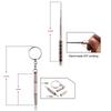 Kit de Ferramentas de Reparo com 9 Peças Pinças de Cerâmica Tesoura de Algodão Escova Chaves de Fenda Barra Enroladora