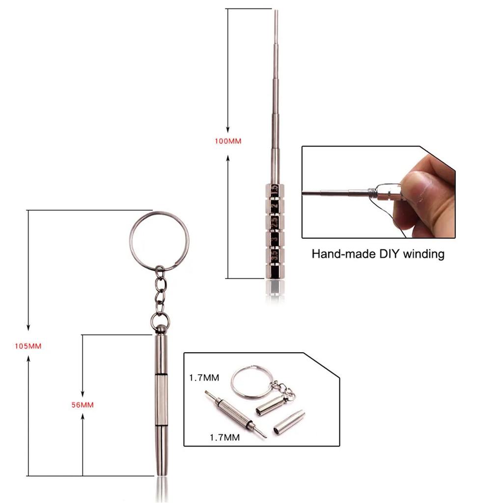 Kit de Ferramentas de Reparo com 9 Peças Pinças de Cerâmica Tesoura de Algodão Escova Chaves de Fenda Barra Enroladora