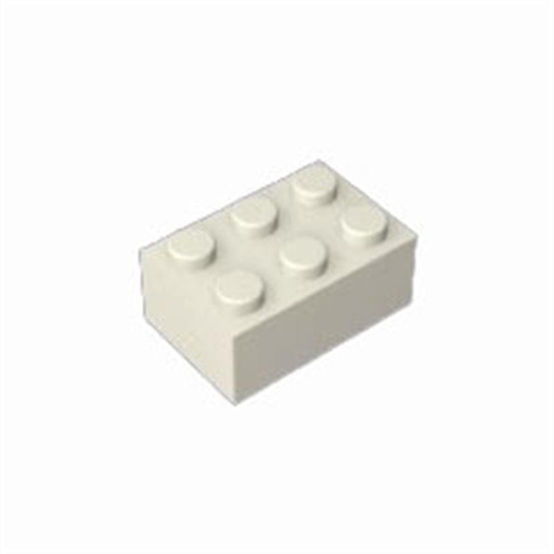 

50pcs DIY Constructing Pieces 2*3 Dot Thick Figures Bricks 2x3 Dots Learning Creative Design Measurement Compatible with Included 3002 Toysets for