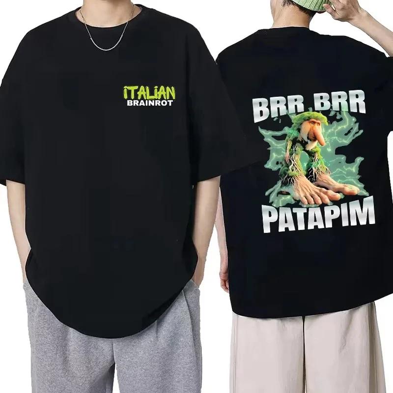 Tralalero Tralala Funny Italian Brainrot Meme Print Cotton Tshirt Summer Men Women Short Sleeve Tees Casual Sports Oversized Top