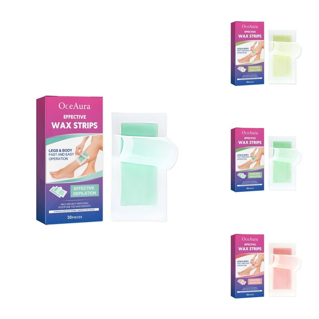 Oceaura Scented Wax Strips For Gentle And Nourishing Hair Removal With Smooth Skin Finish