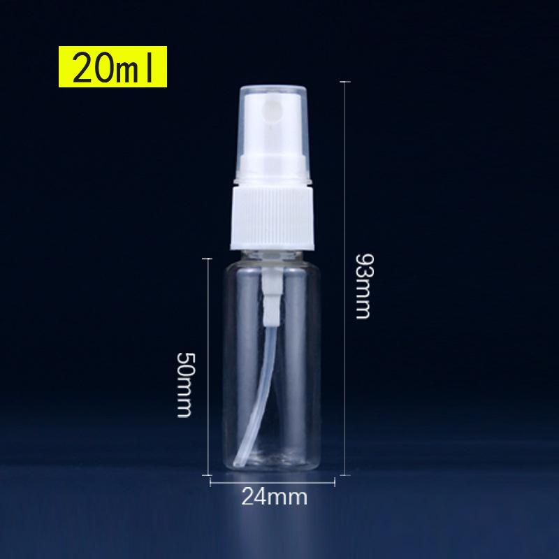 50PCS Set Plastic Refillable Bottles Atomizer Empty Spray Bottle Portable Travel Perfume Tool In Multiple Sizes 10ml-100ml
