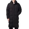 PUMA Logo Print Solid Color Mid-Length Hooded Down Jacket Unisex Outerwear Black 932587-01