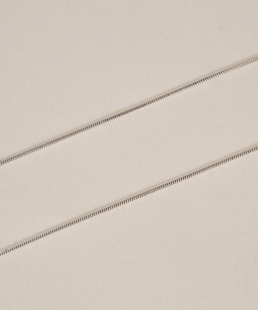 Novice Tokyo Simple Narrow Necklace [Silver 925] (2 Sizes) / Silver
