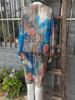 European & American Mesh Fabric Printed Beach Cover-up: Sexy Vacation Dress & Sun Protection Bikini Layer