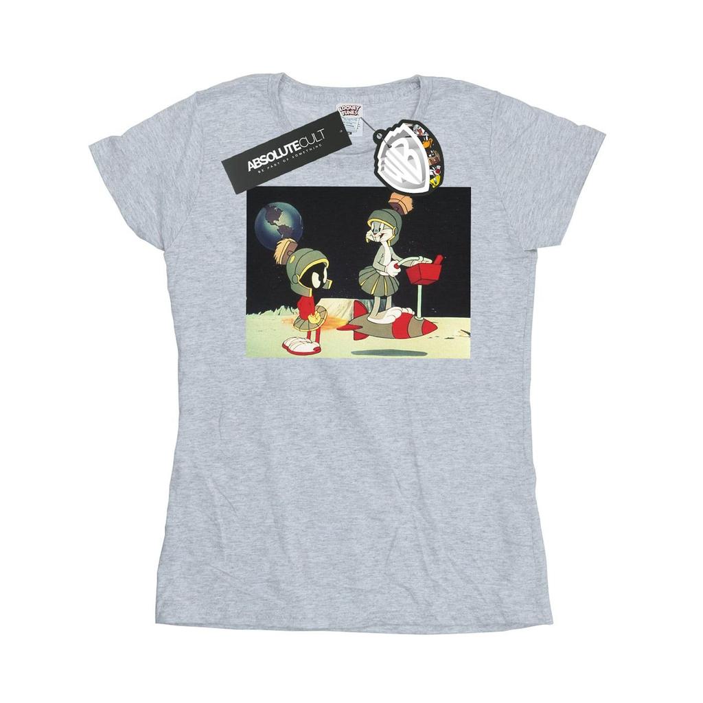 Looney Tunes Womens/Ladies Bugs Bunny Spaced Cotton T-Shirt