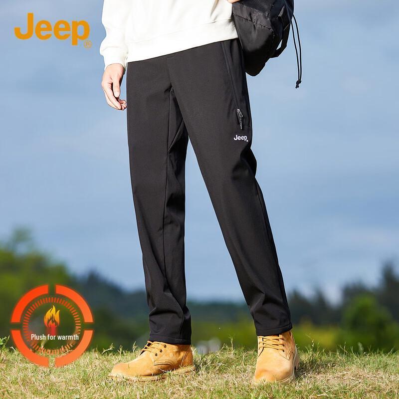 JEEP Men s Casual Straight-Leg Soft Shell Pants 3XL