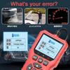 Official QISI OBD2 Diagnostic Scanner, Japanese Language Support, Engine Check Light Clear, Multilingual Manual Included, OBD Scan Tool (Red)