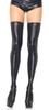 Pelagia Wetlook Stockings - Black - Leg Avenue - Stockings and Tights
