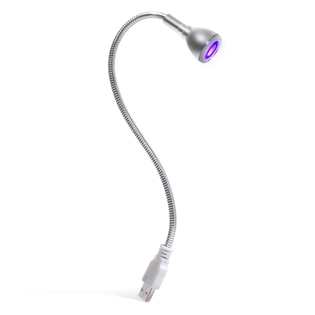 360 Degree Rotation Nail Lamp Usb Desk Lamp Gooseneck Lamp Flexible Light Nail Polish Uv Fast Curing Violet Light Quick Drying