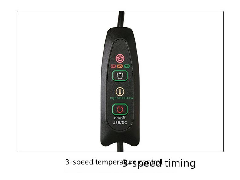 Chauffe-pieds en peluche alimenté par USB: Chauffage électrique simple et confortable pour l'hiver