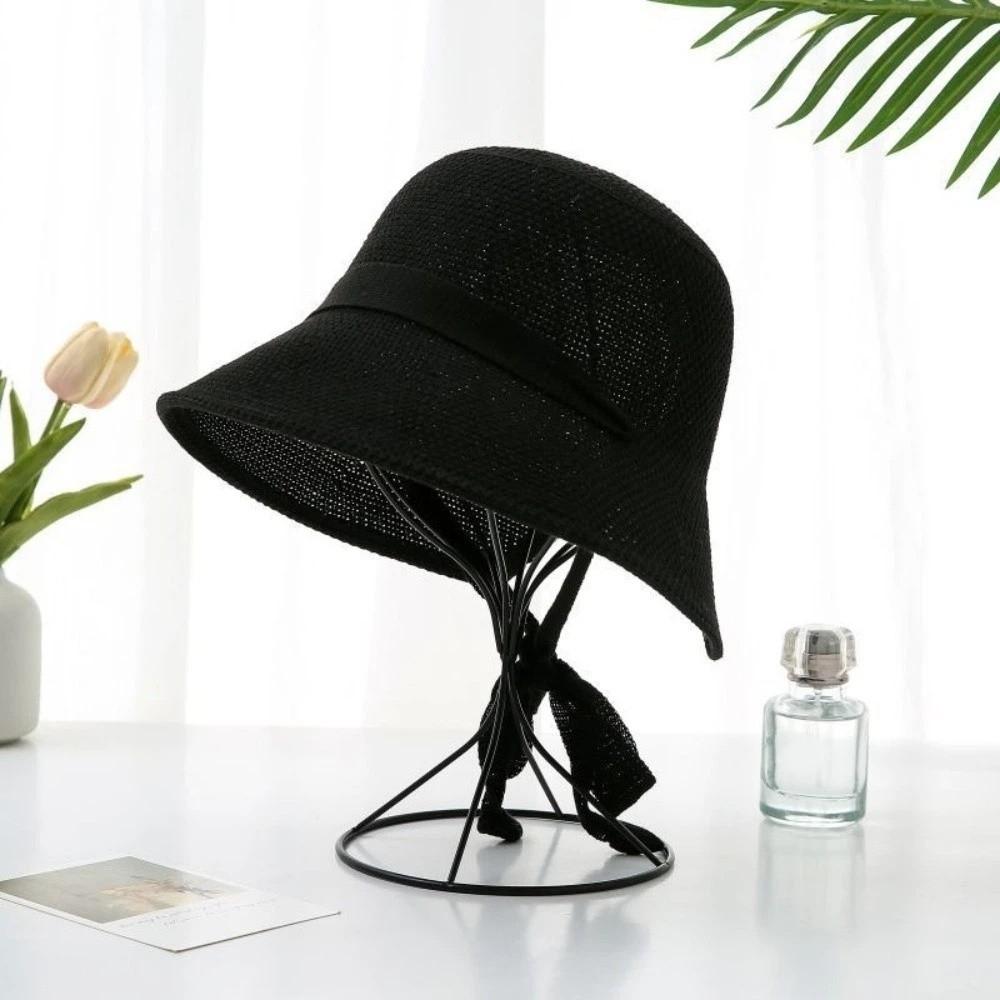 Fashion Breathable Straw Hat Large Brim Adjustable Sunscreen Caps Outdoors Shade Sun Hat Summer