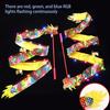 Luminous Dragon Ribbon Dance Lantern Chinese New Year Party Decoration with Adjustable Flashing Lights Gift for Kids