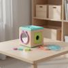 Mirror Busy Cube Cognitive Training Wooden Tissue Box Toy Hand Eye Coordination Shape Matching