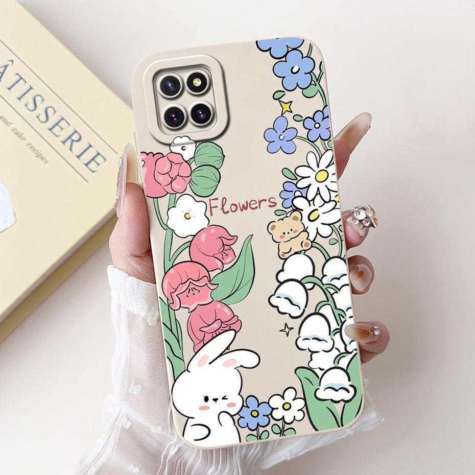 For Samsung Galaxy Note 10 Lite A81 Lens Protective Phone Case On Samsung Note 10lite SM-N770F Lovely Pattern Soft Silicon Cases