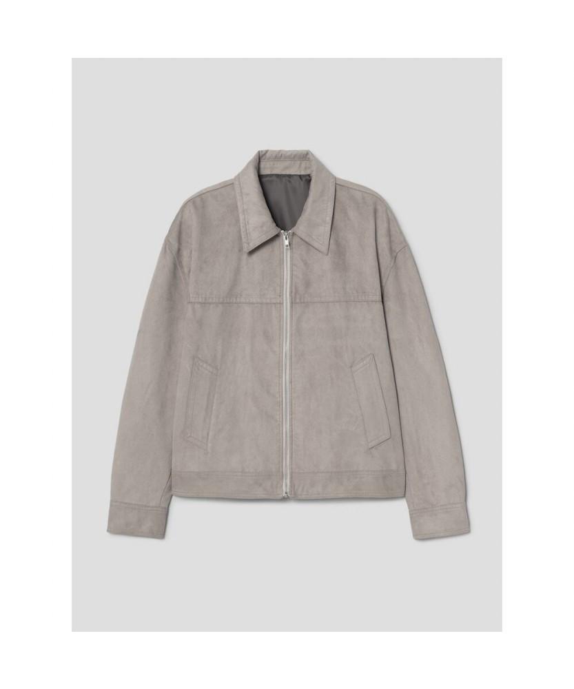 8Seconds Faux Suede Collar Blouson Beige