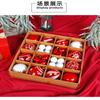 44pcs Christmas Decoration Balls Christmas Tree Hanging Balls Snowflake Balls