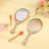 Face Makeup Mirror Portable Ancient Court Mirror Portable Cosmetic Mirror High-Quality For Home Travel Office