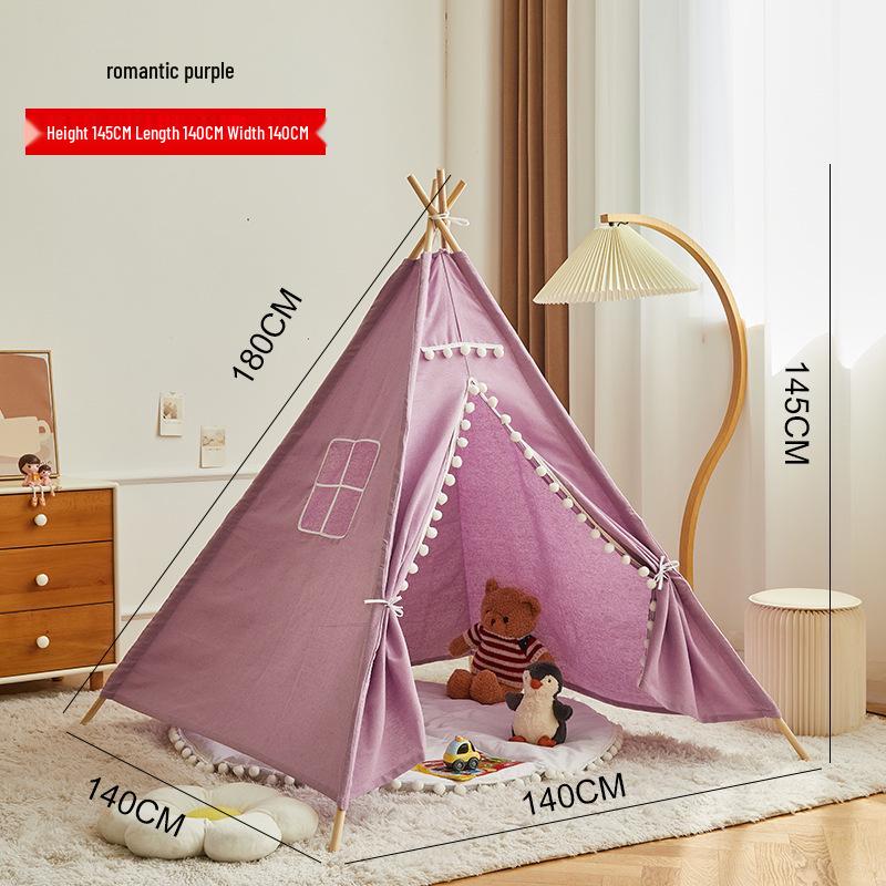 Children's Indoor Tent: Princess & Indian Playhouse for Kids