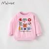 Girls' Sweatshirt 2025 Autumn New Stylish Pullover Children's Casual Long-Sleeve Top Trendy Foreign Trade Children's Clothing