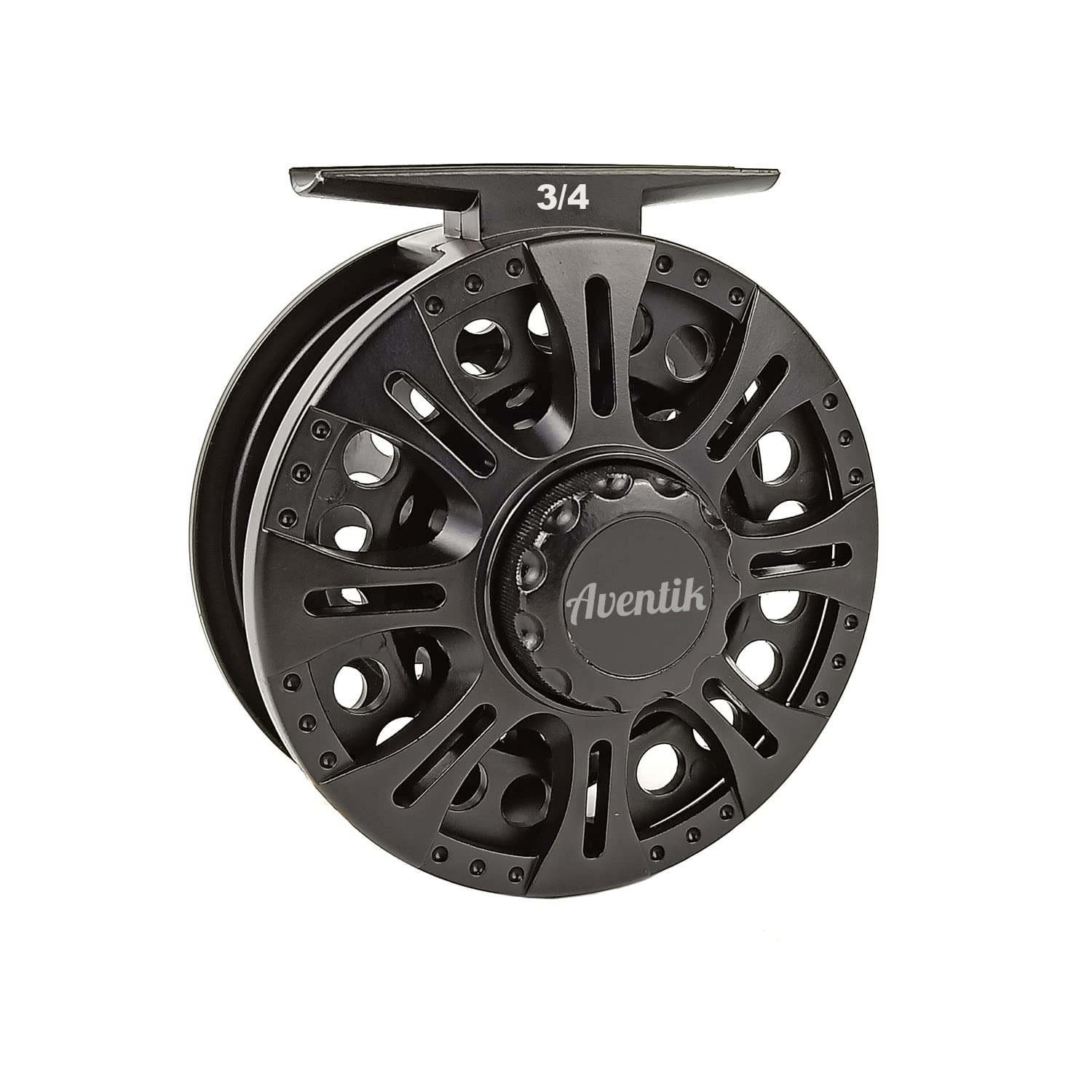 

Aventik Z Center Drag System Classic III Graphite Large Arbor Fly Fishing Sizes Black Reel, 3/4, 5/6, 7/8,