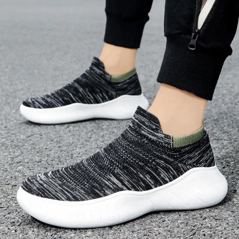 Fashion Hiking Cushioned Insole Sports Shoes for Men Simple On Sale Lightweight Shoe in Promotion All Brands Walking Man Casual Sneaker
