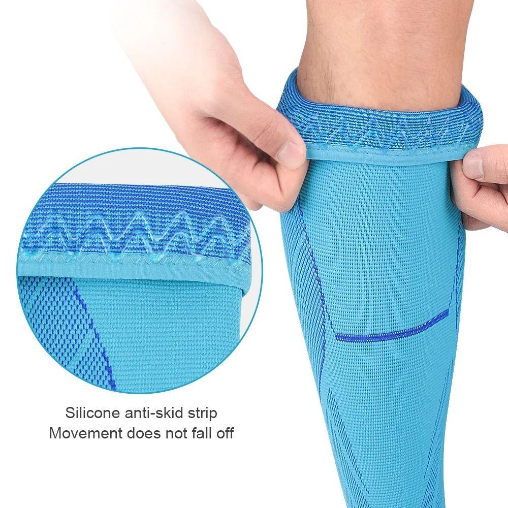 Nylon Compression Calf Sleeve Soft Leg Socks New Shin Guard  Unisex