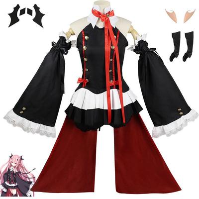 Seraph of the End Krul Farniam Cosplay Costume Female Halloween Vampire Costume Krul Cosplay Costume