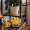 Arabian Censer Incense Burner Home Holder Metal Desktop Decor Unique Ornament Decoration Household Aroma Stove