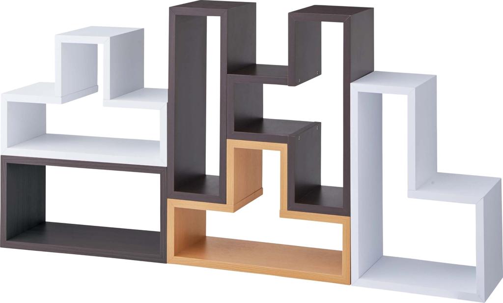 Agozo Puzzle Rack, White, NWS-558WH