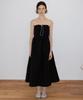 Susumu Recycled Strapless Dress - Black