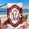 Ajax Print Beach Towel, Versatile Lightweight Absorbent Beach Towel for Pool Surf Yoga Bathroom, Perfect Birthday Holiday Gift