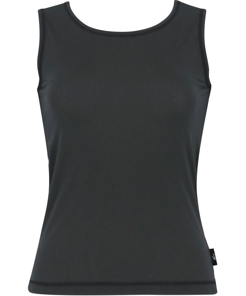 Wacoal Functional Training Breathable Sleeveless Tank Size Size S Women's Top, U-Neck, Anti-Stick, (Main Body), Sweat-Proof Innerwear, Top, CHY040,