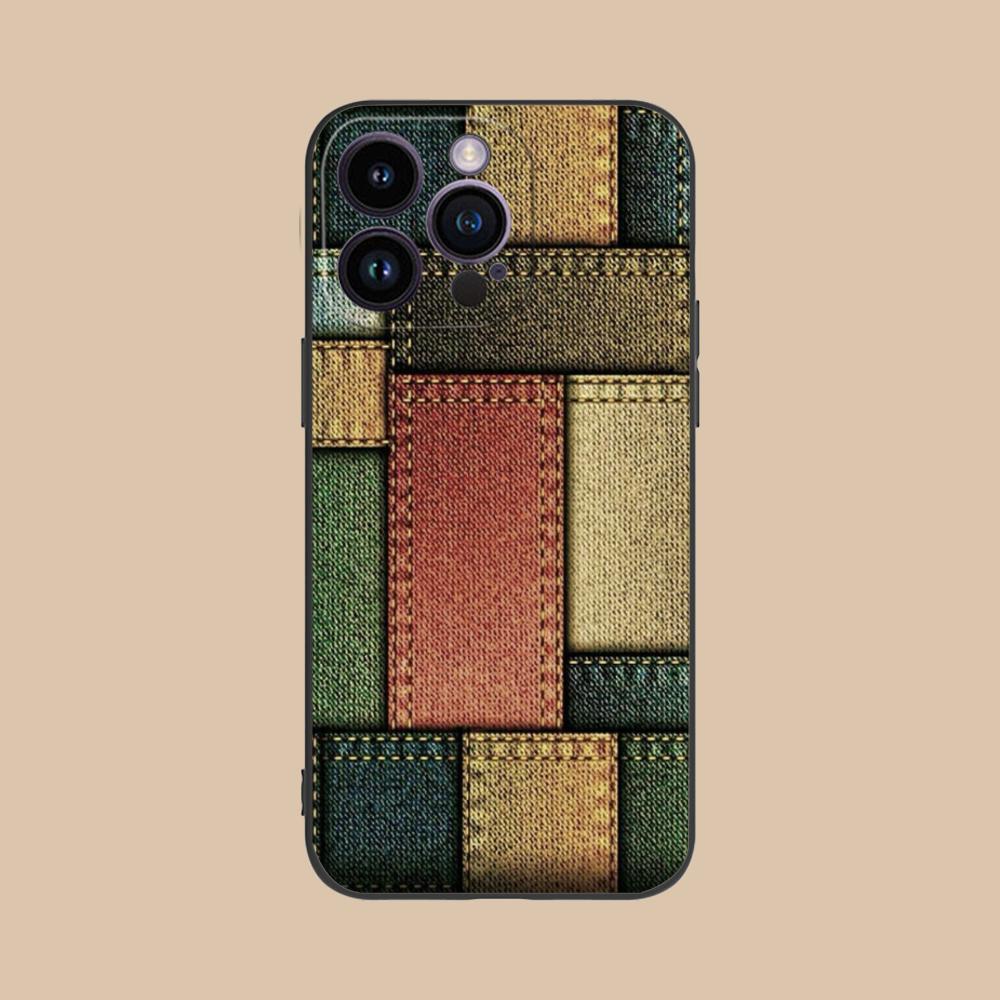 Jeans Texture Mobile Phone Case for iPhone 17 16 15 14 13 12 11 X XR XS 8 7 Air Pro Max Plus Mini Colorful Cover Cover Pretty