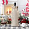 Red Wine Bag Decorative Reindeer Snowflake Christmas Style Fine Workmanship Table Decorations Ornamental Christmas Champagne Holder Cover