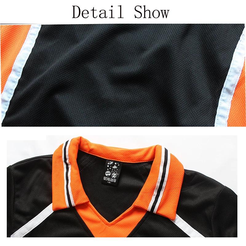 Haiky!! Haikyuu Cosplay Kostüm Karasuno Koukou High School Volleyball Club Hinata Shoyo Kageyama Tobio Sportbekleidung Trikots