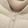 Womens Lightweight Short Down Jacket With Baseball Collar Warm Duck Coat Winter
