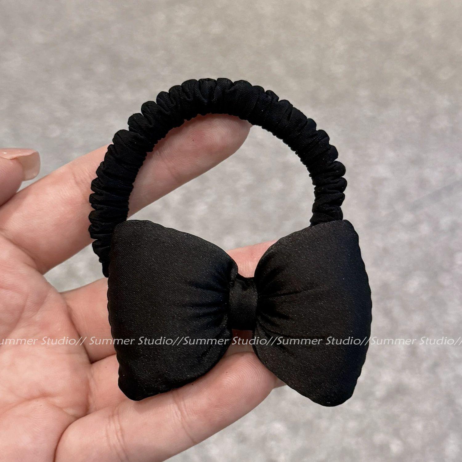 

2026 new satin bow small intestine hair band women s hair rope hair accessories headgear hair band