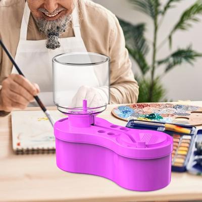 Brush Cleaner Brush Rinsing Tool Cup Painting Supplies Paint Brush Durable and Convenient Brush Cleaner