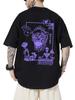 Sommer neu 100% Baumwolle Herren Rundhals Kurzarm Locker T-Shirt Oberteil Buchstaben bedrucktes T-Shirt Hohe Qualität Rockmusik Festival