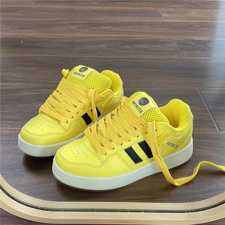 Women Sneakers  New Designer Lace-up Casual Board Shoes Woman Comfortable Breathable Trend Sport Flats Zapatos De Mujer