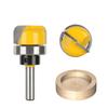 1pcs 6mm 8mm Shank 1-1/8 3/4 1/2 Diameter Bowl Tray Router Bit Round Nose Milling Cutter with Bearing for Woodworking