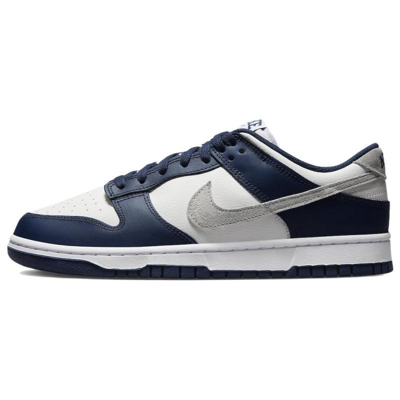 Nike Dunk Low 'Midnight Navy Smoke Grey' Skate Shoes Sneakers FD9749-400