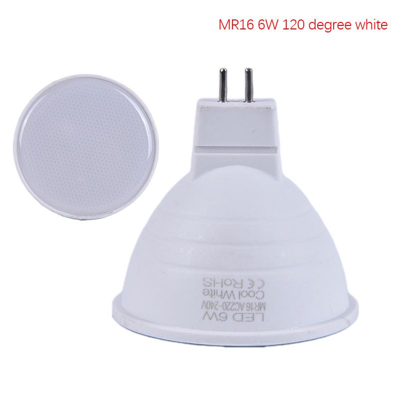 

Светодиодный прожектор Gu10 Cob с регулируемой яркостью, 6 Вт, лампы Mr16, 220 В, белая лампа, направленный вниз