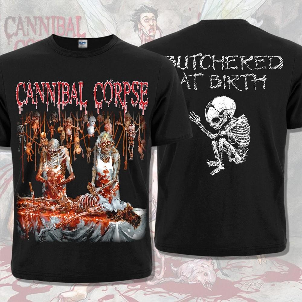 

Cannibal Corpse Черная футболка, Butchered at Birth (1991). Брутальный дэт-метал. 3XL
