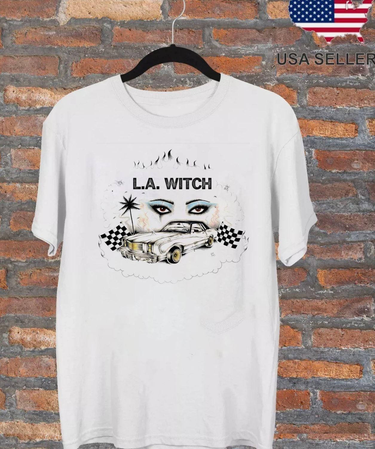 LA WITCH BAND 100% Cotton T Shirt Full Size S-5XL Unisex T-Shirt M