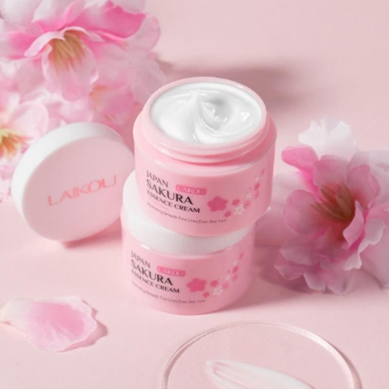 25g Anti Wrinkle Cherry Blossom Essence Nursing Face Cream Crema idratante idratante per la cura della pelle Cosmetici anti-invecchiamento Crema intensiva