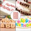 26 Cavity Alphabet Silicone Mold Deep Letter Shape Easy Release & Clean for Cake, Biscuit, Ice Cube, Chocolate, Resin, Concrete Pink